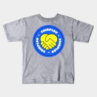 Fairplay Handshake vintage Video games Retro gaming Kids T-Shirt